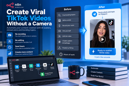 AI TikTok Video Factory | Avatar + Voice + Auto-Posting